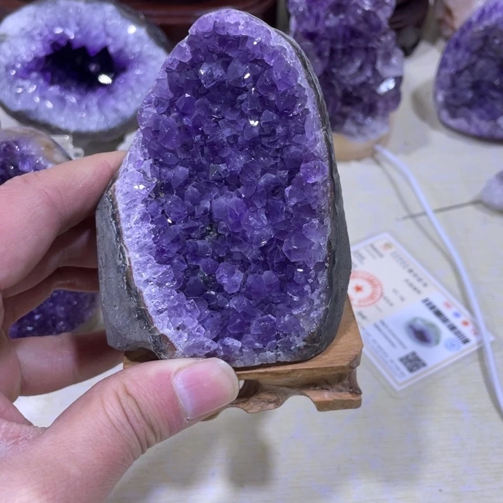 紫晶钱袋子未镶嵌