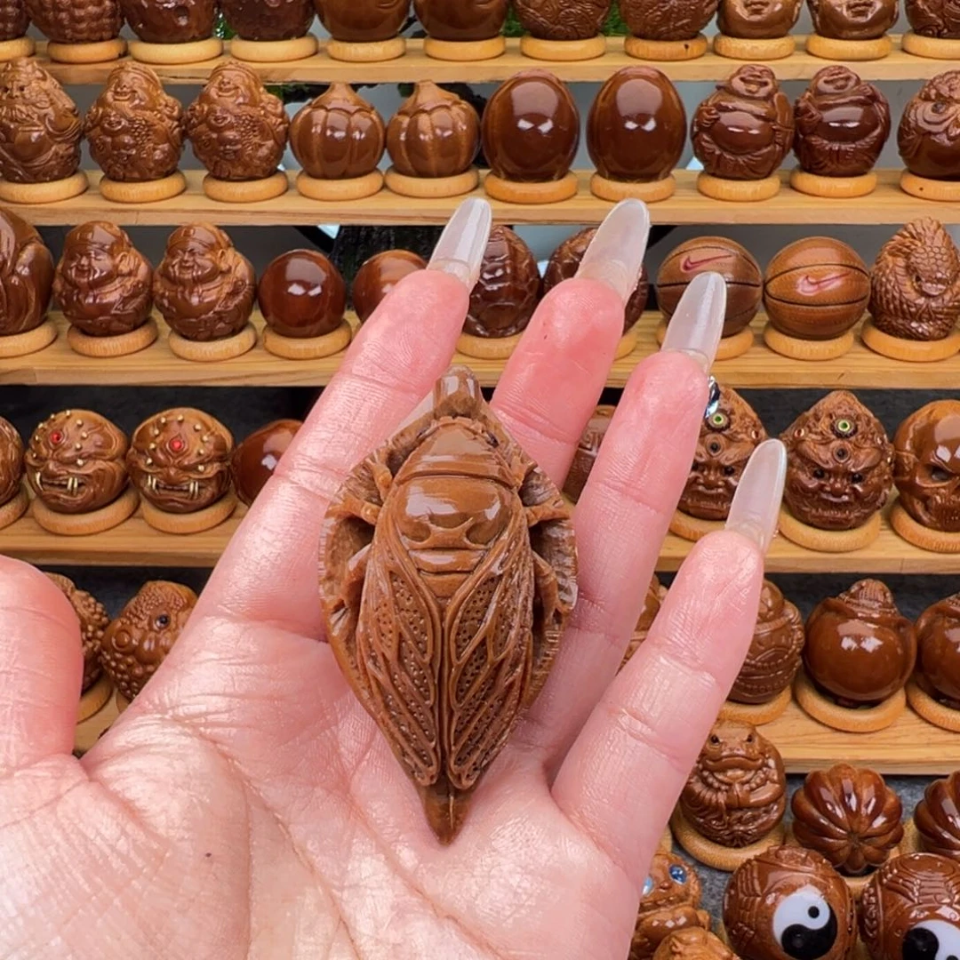 ?***瓜手串/手链橄榄核金蝉