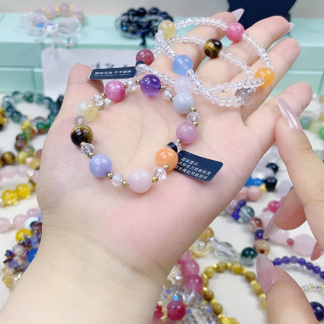 手饰针钠钙石银S925镀金镶嵌