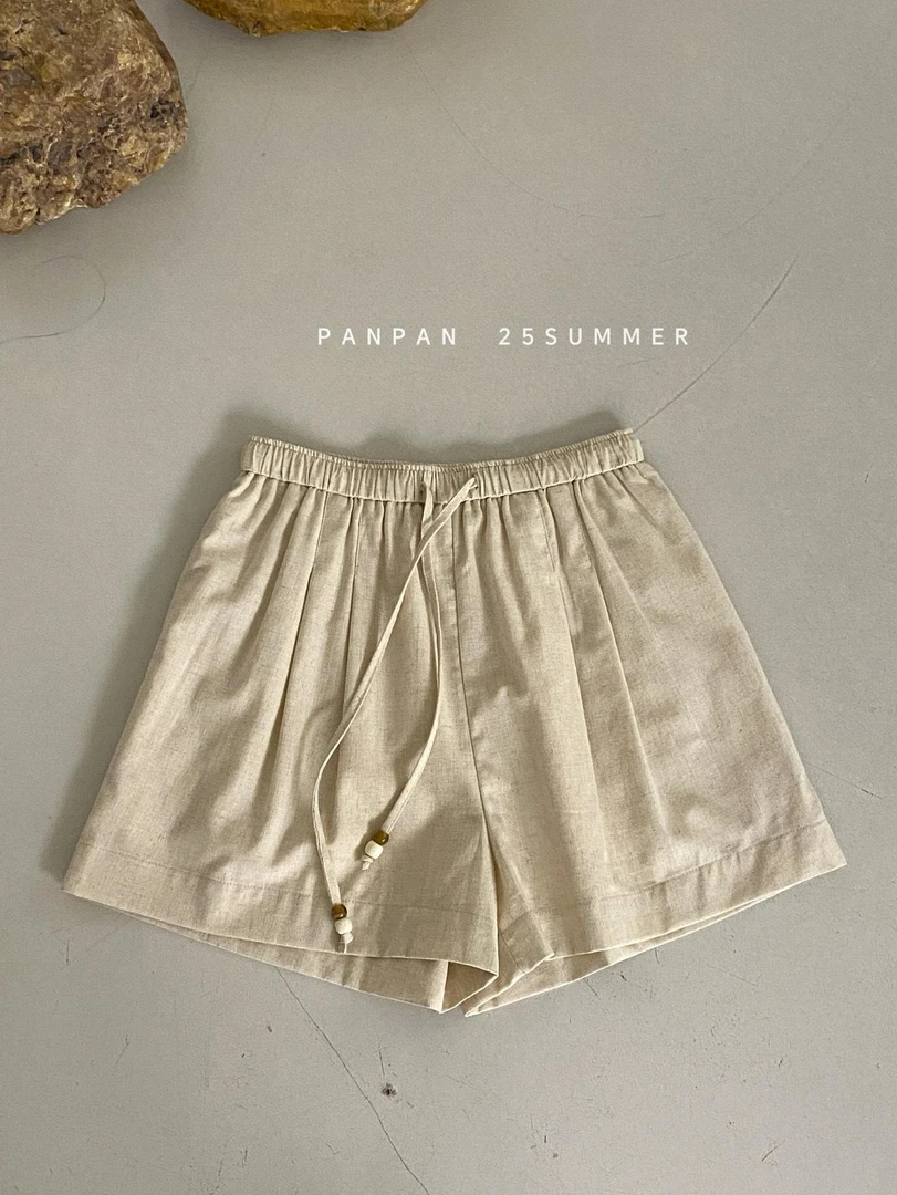 2102 十三行 麻色舒适区短裤