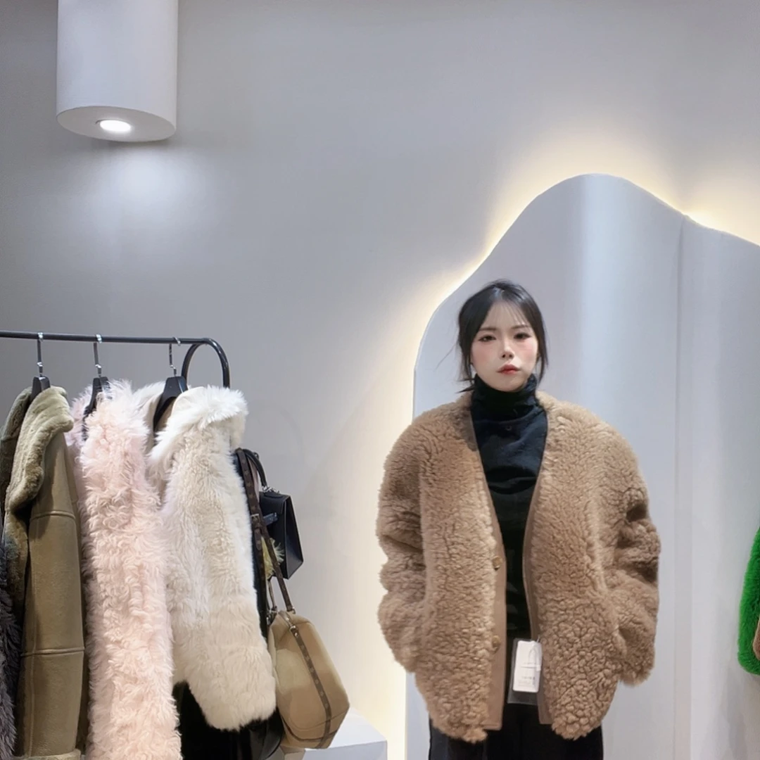 真皮皮毛一体外套222-198-125斤内