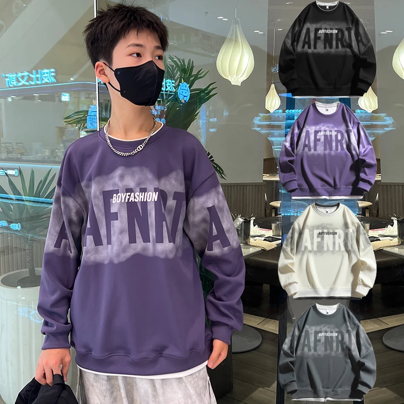 【青少年系列】男大童男生秋季卫衣休闲运动百搭长袖套头上衣学生