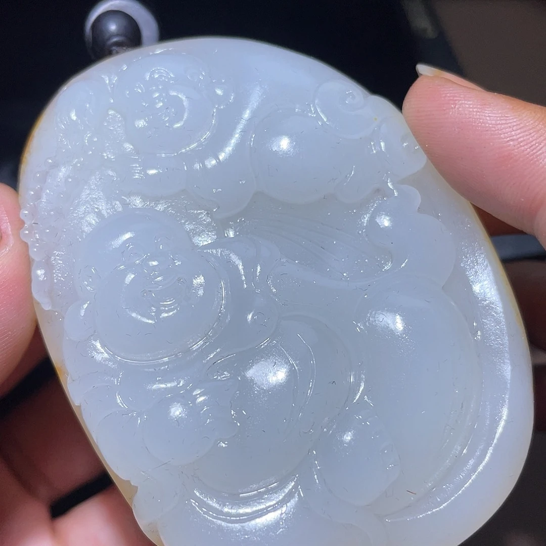 和田玉未镶嵌颈饰D2