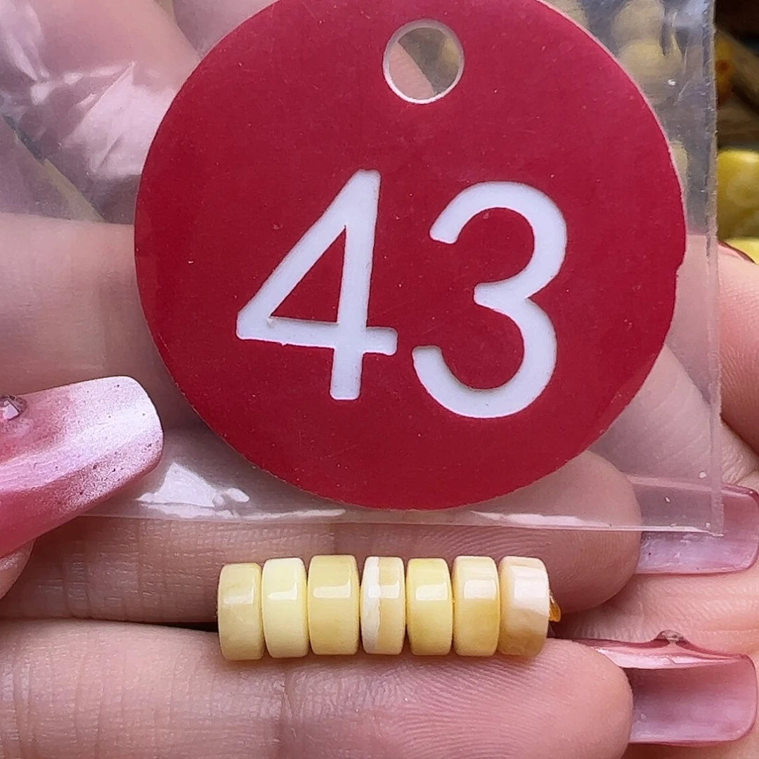 蜜蜡未镶嵌珠宝奇石6mm精工隔片