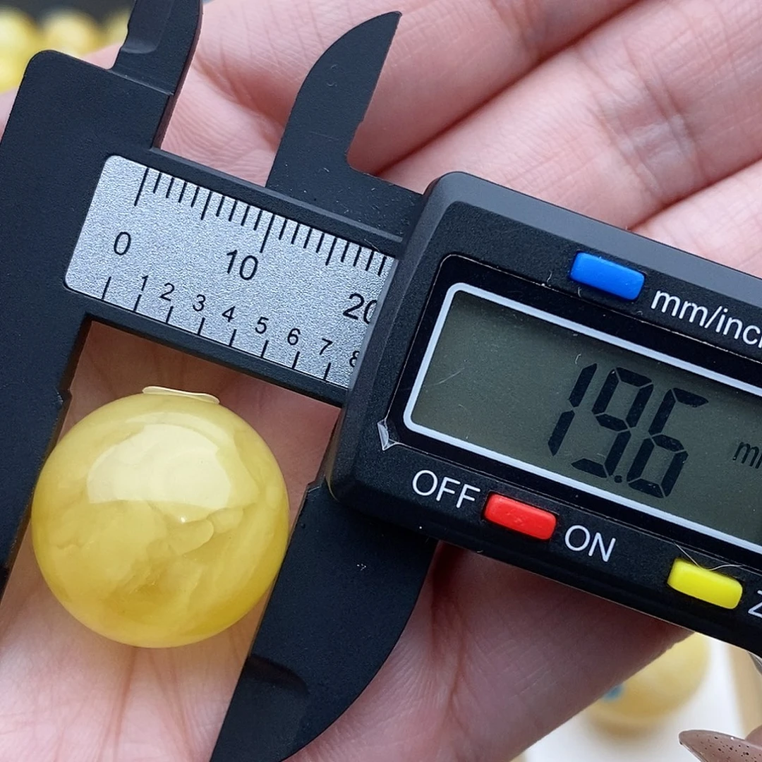 蜜蜡未镶嵌裸石妖花珠子