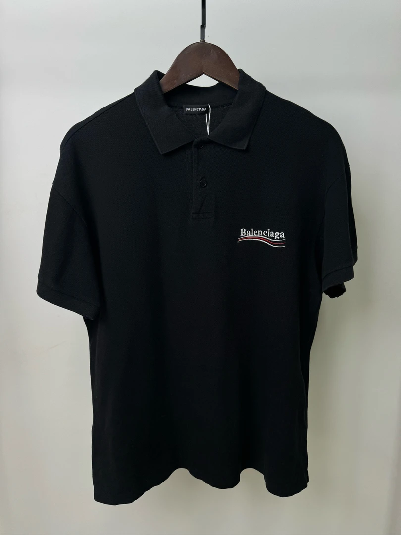 99新 Balenciaga/巴黎世家 刺绣可乐polo衫/XS码/2521810