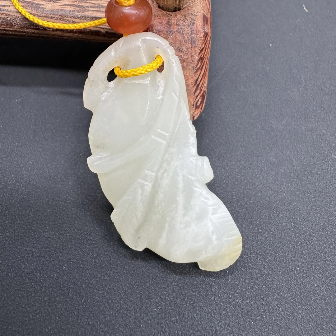 岳刚甄选-和田玉连中三元挂饰（不支持退换货请谨慎购买）