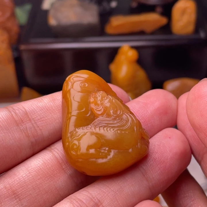 田黄石⭐️***寿山田黄石