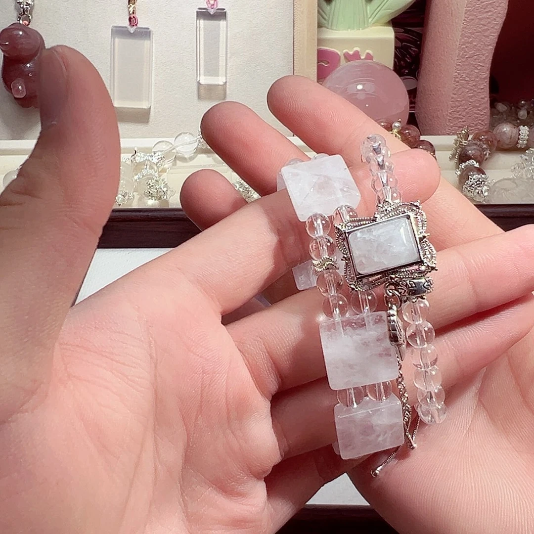 今***吗未镶嵌手链水晶水晶手链