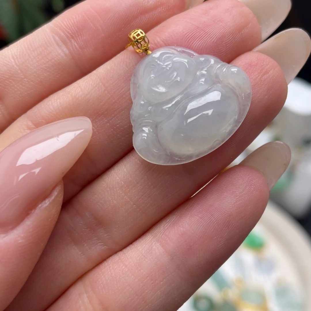 翡翠银S925镶嵌颈饰