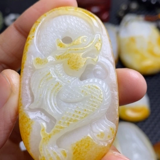 和田玉颈饰未镶嵌