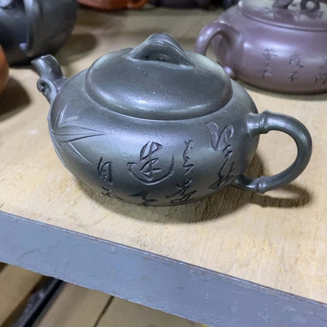 紫砂茶壶原矿手工105