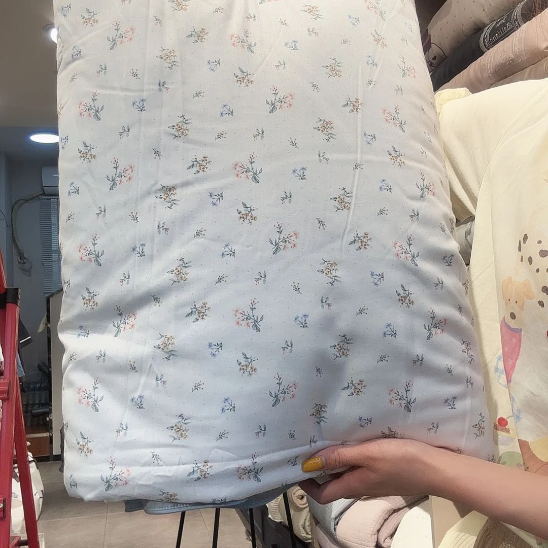 貂毛羽绒柞蚕丝丝滑碎花夏凉被双人