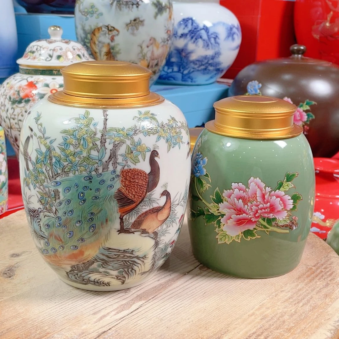 【闪购商品】罐陶瓷茶叶罐密封罐