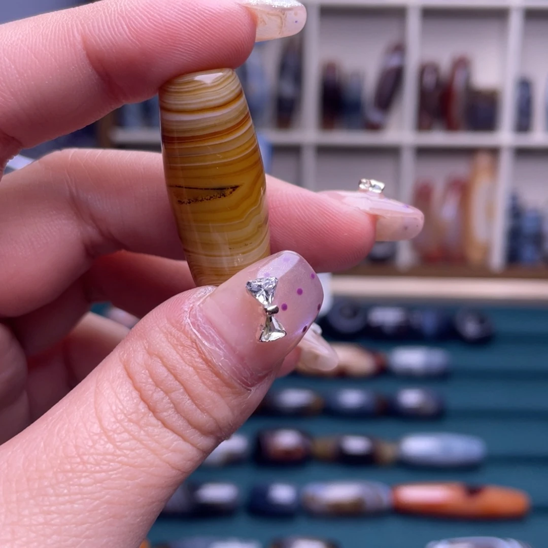 疯***牛玛瑙/玉髓合金颈饰