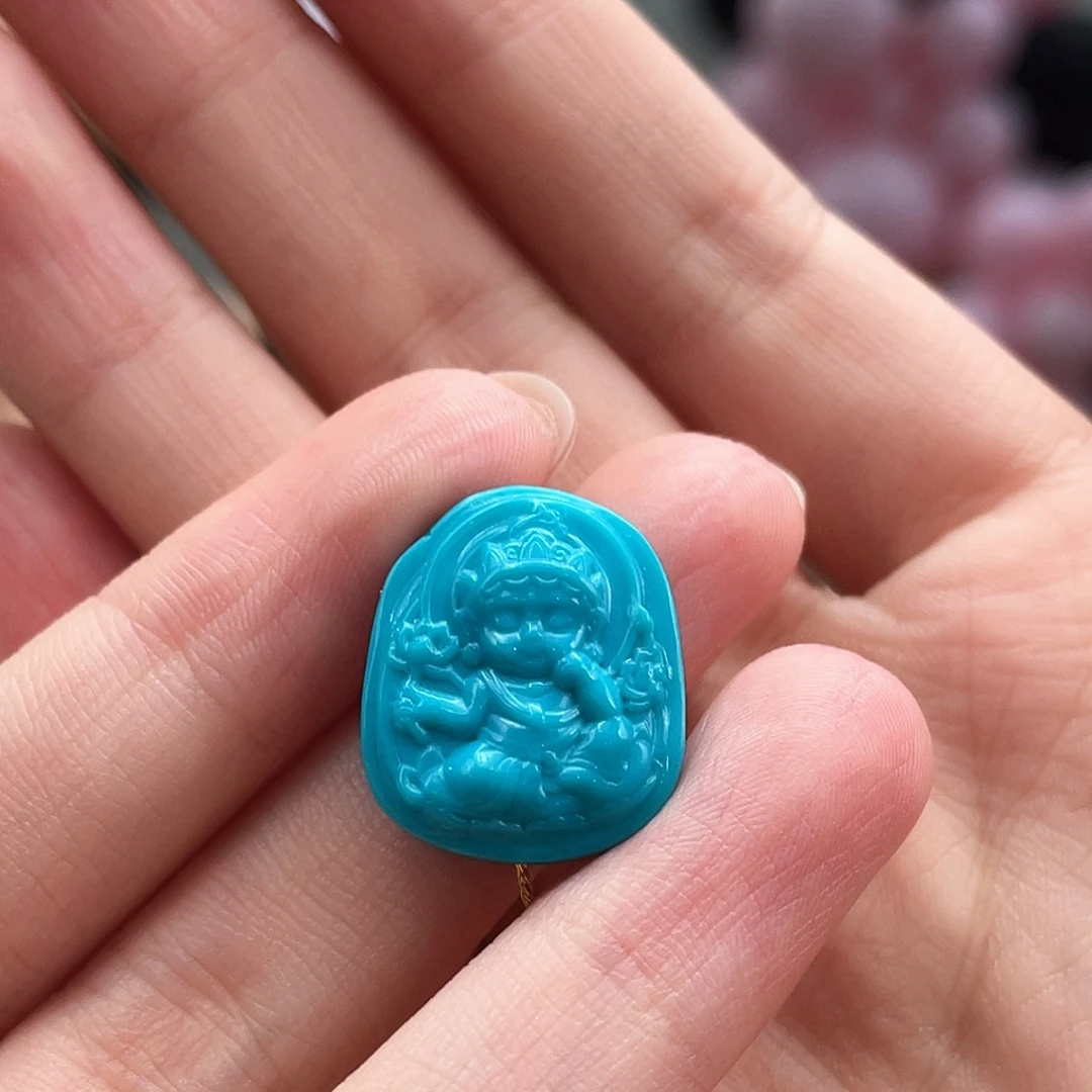 绿松石未镶嵌颈饰