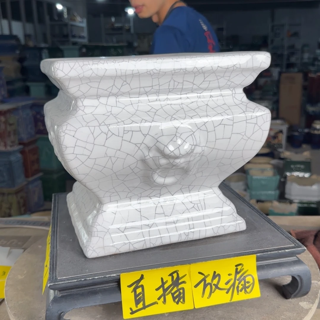 一风堂石湾花盆。微瑕