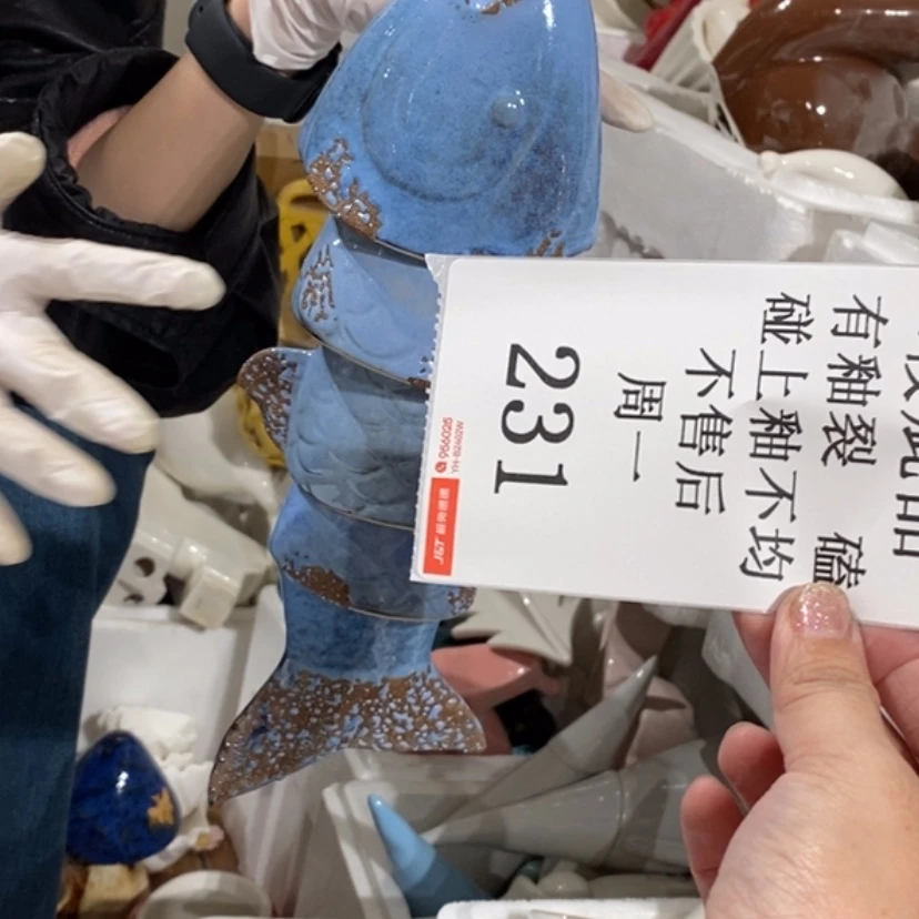 【闪购商品】摆件F***火陶瓷摆件瑕疵特卖