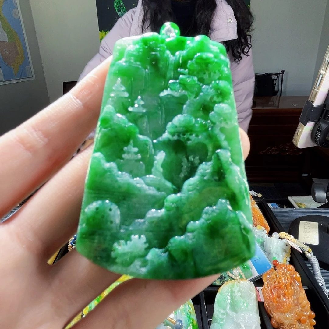 颈饰未镶嵌翡翠翡翠