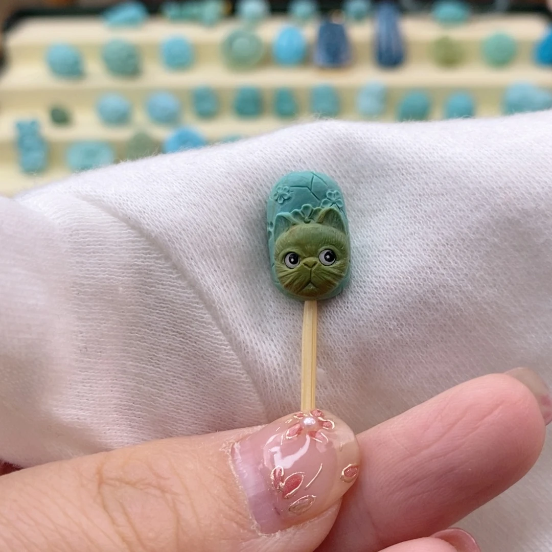 绿松石珠宝奇石未镶嵌