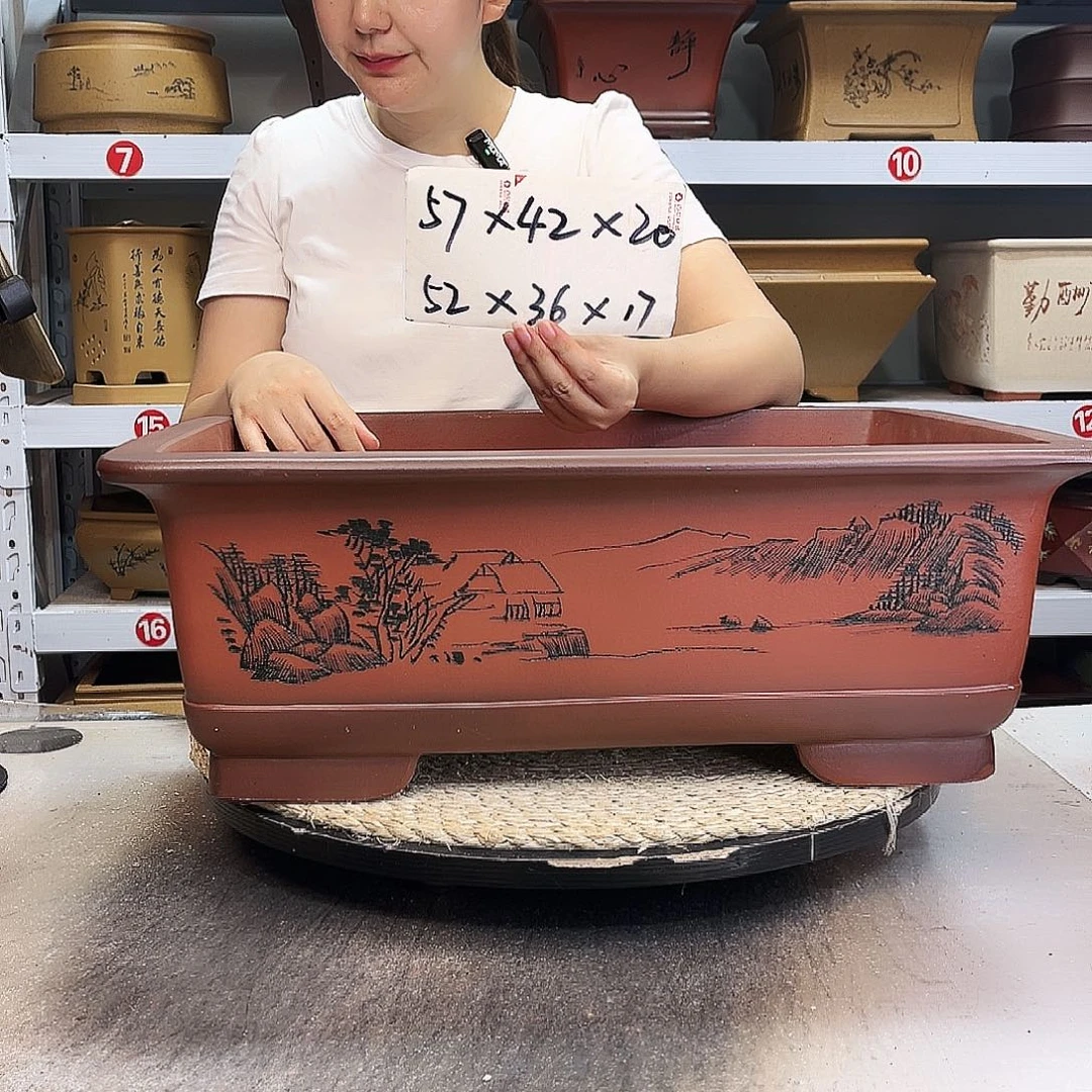 紫砂花盆紫砂花盆