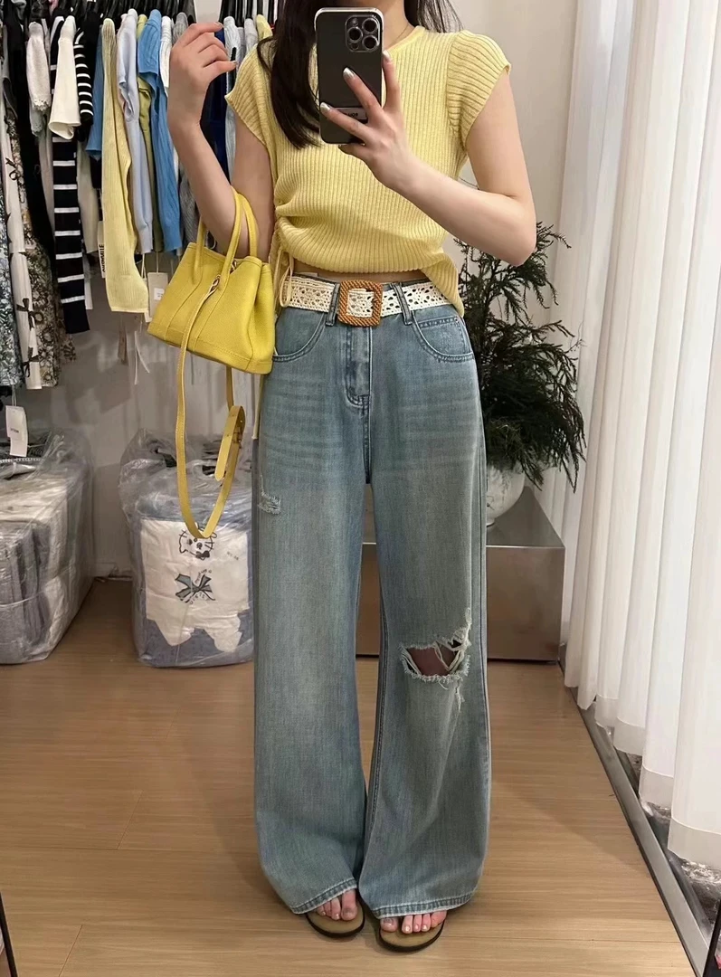 8523-8女装韩版显瘦百搭牛仔裤103