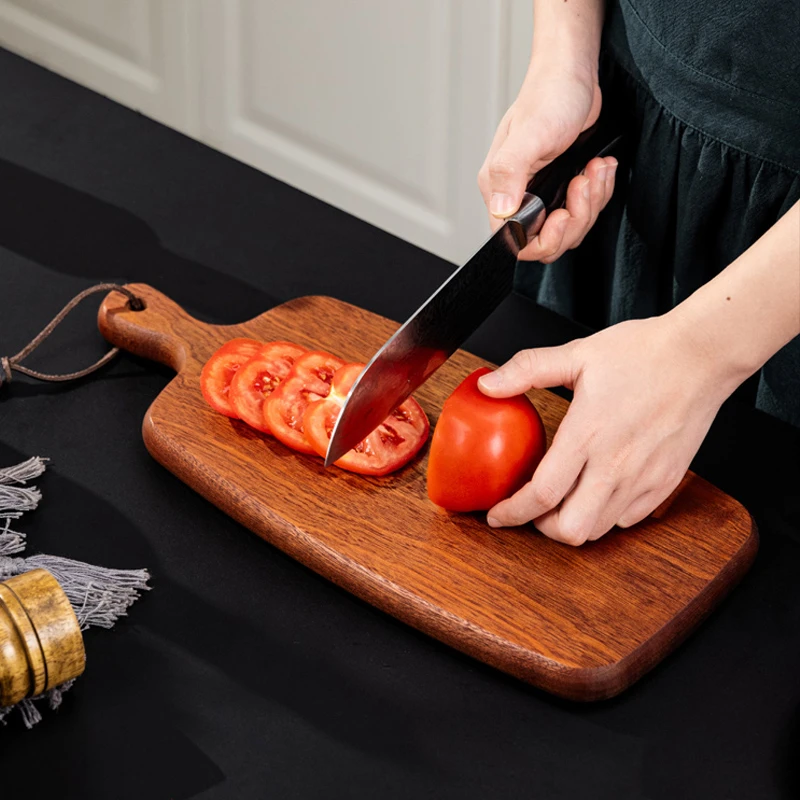 家用木质切水果砧板菜板日式烘焙实木牛排寿司披萨板托盘