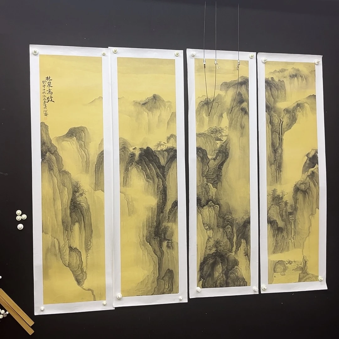 零***觉国画手绘国画，精品山水，画心