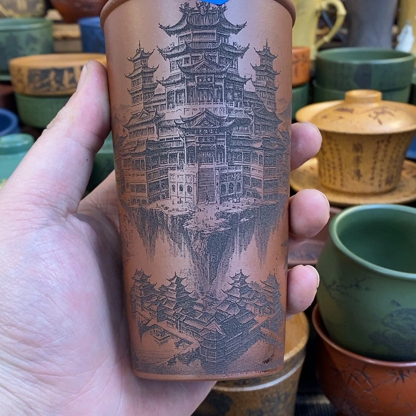 【闪购商品】紫砂杯子宜兴全手工紫砂杯