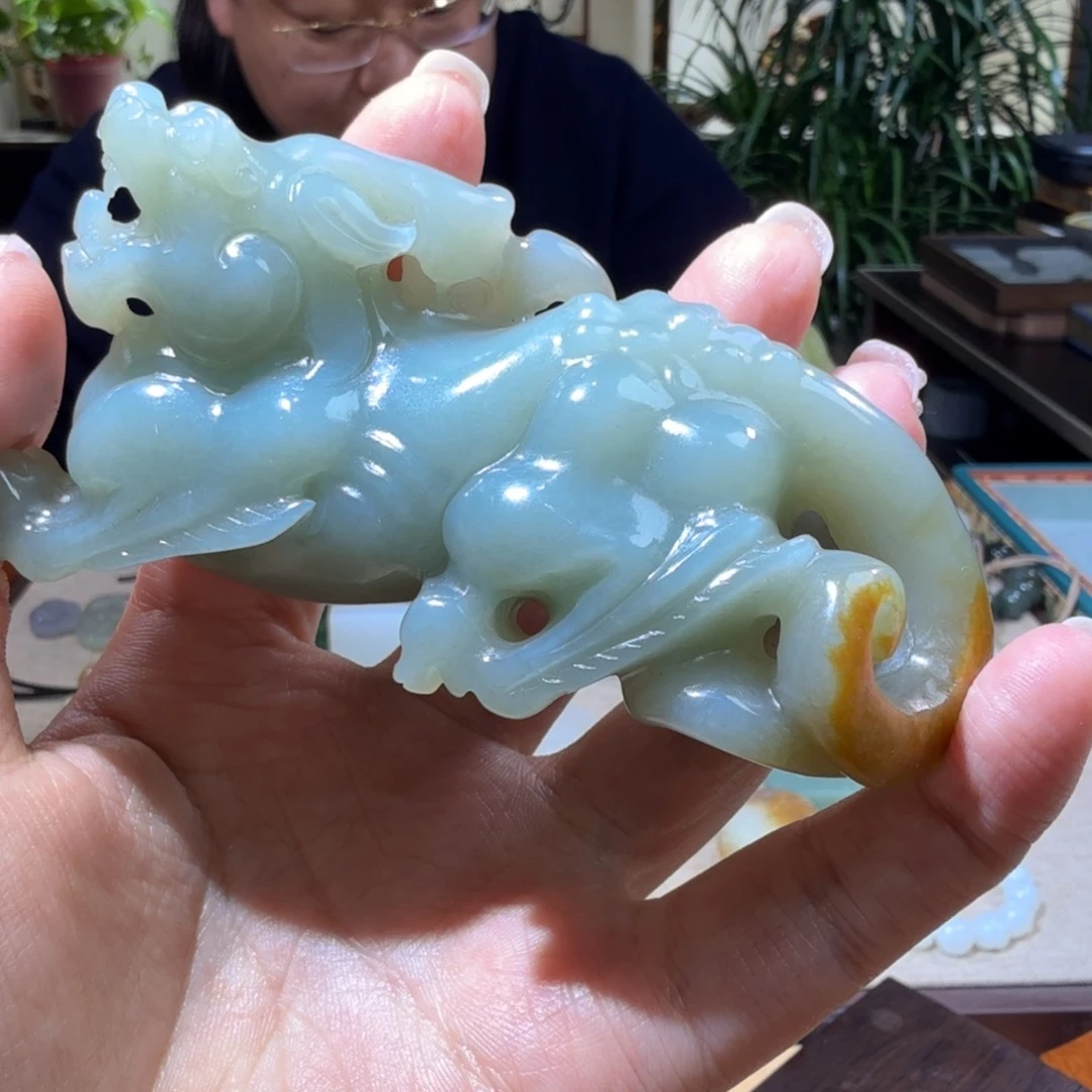 和田玉摆件未镶嵌沐*