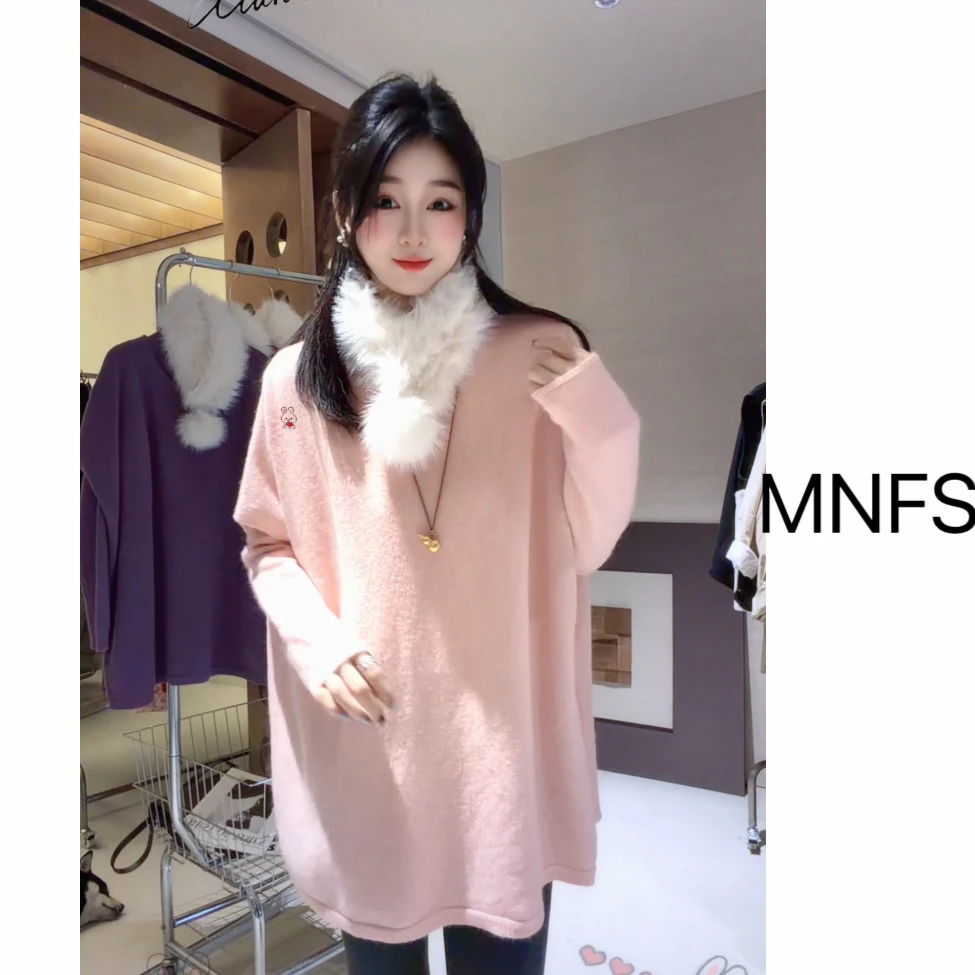 [麦霓定制]纯色净版马甲打底围脖三件套2795