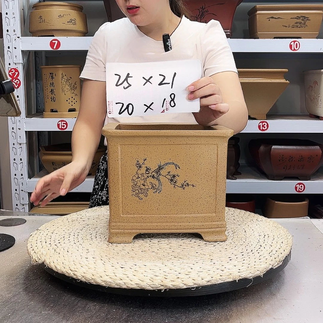 紫砂花盆紫砂花盆