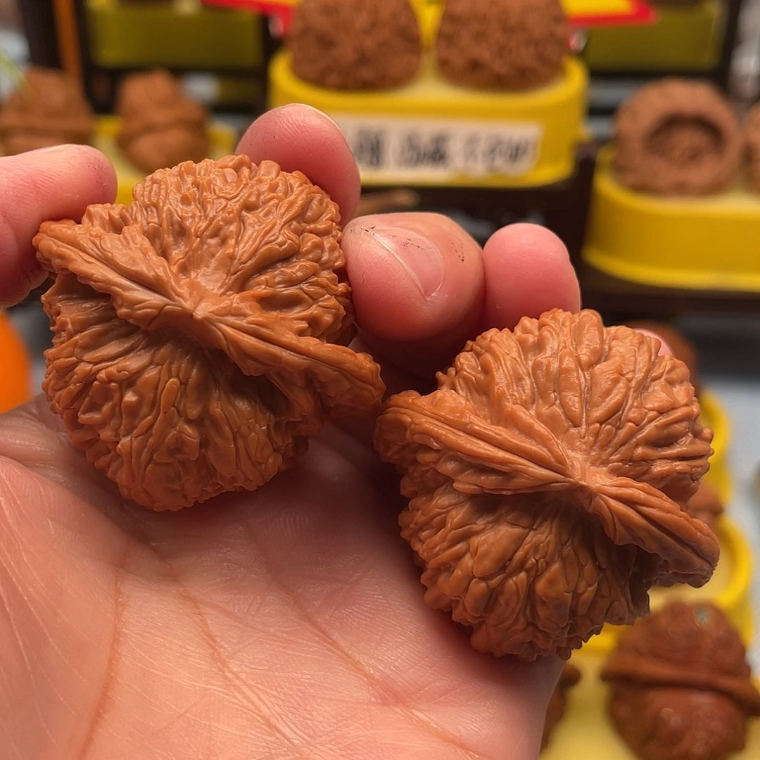 吊坠文玩核桃白狮子44