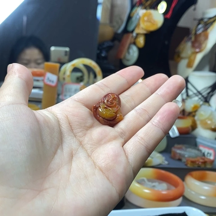 石英质玉（黄龙玉）未镶嵌手链