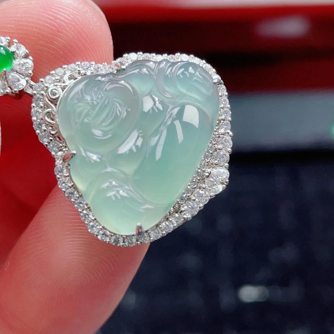 翡翠颈饰未镶嵌080，