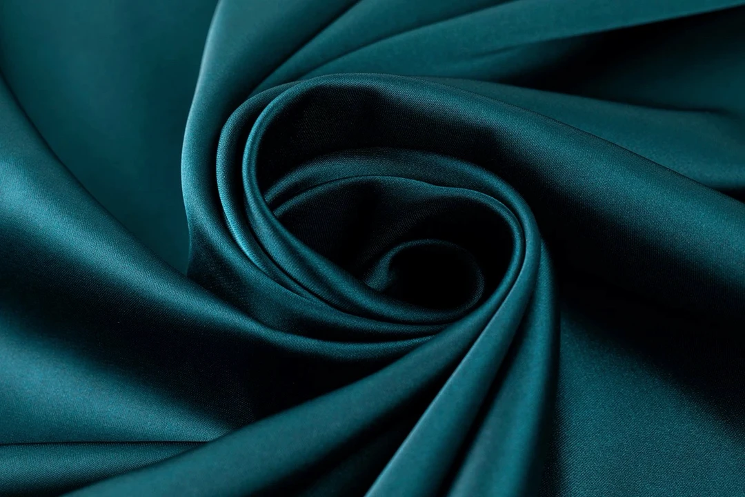 【孔雀蓝】醋酸缎面丝绸面料 高档丝滑垂感 连衣裙西服旗袍礼服