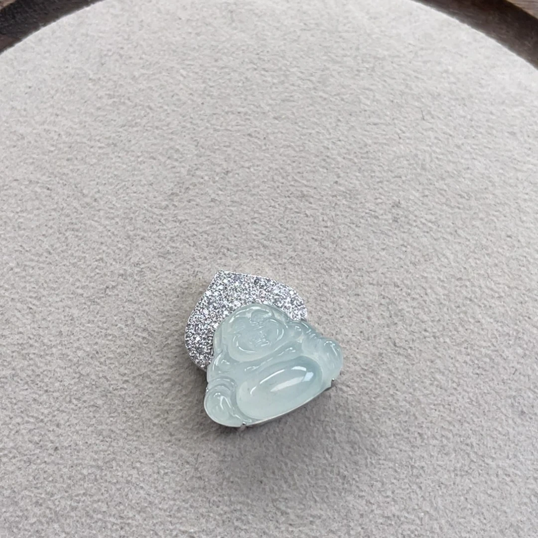 翡翠银S925镶嵌颈饰