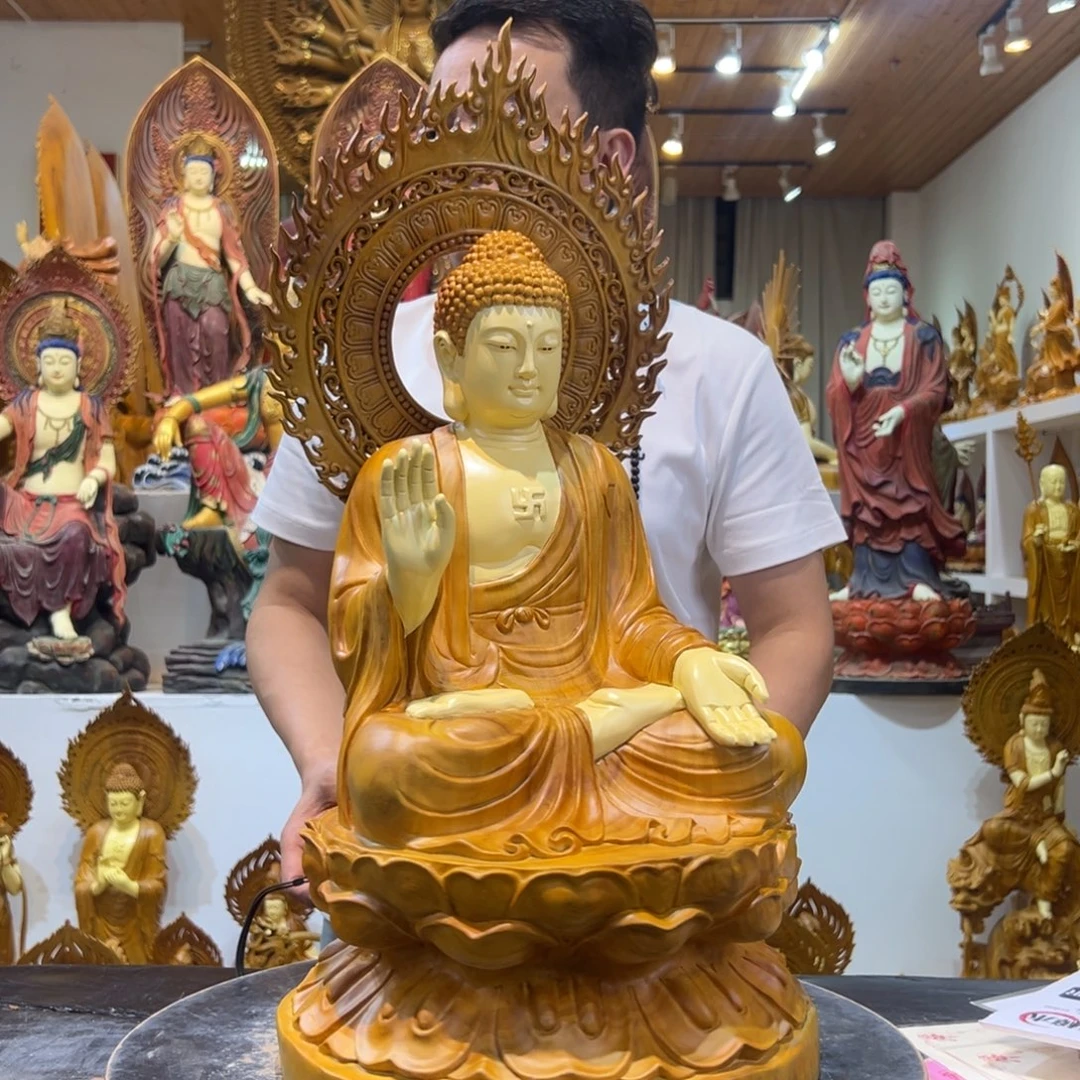 香樟木大日如来宝像
