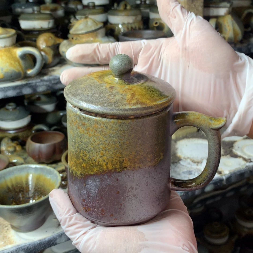 紫砂紫砂茶具纯自然紫砂柴烧