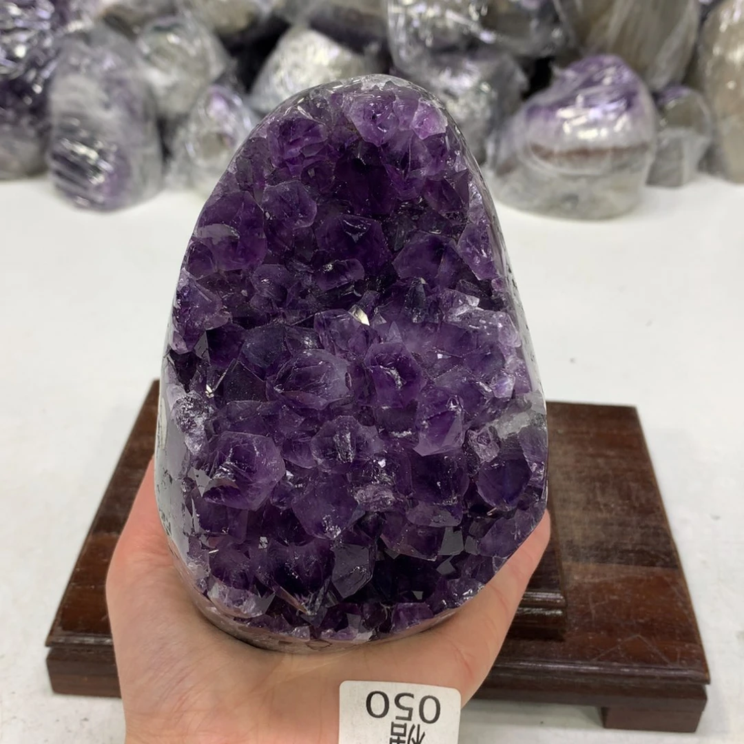 紫晶摆件未镶嵌水晶