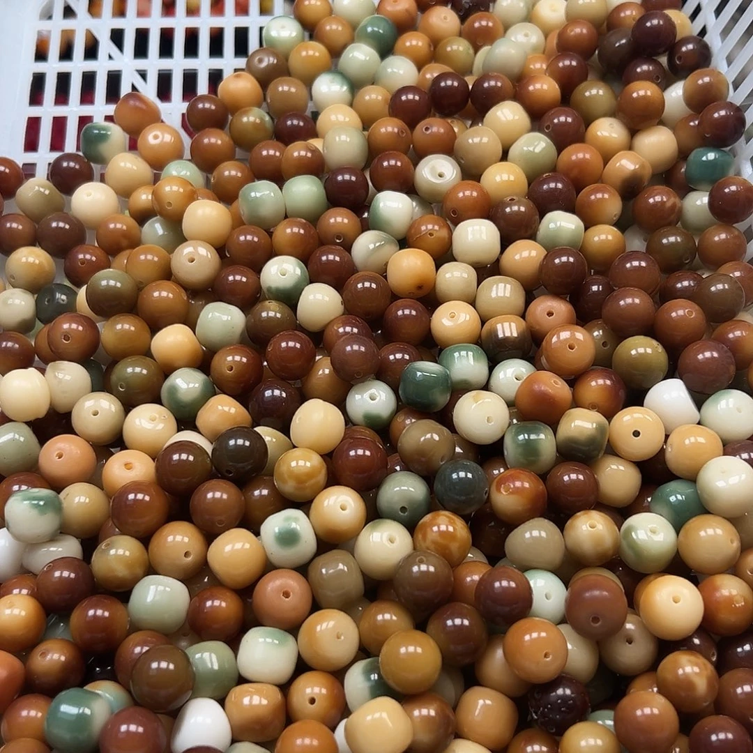 手串菩提根/象牙果750颗混装非料微瑕
