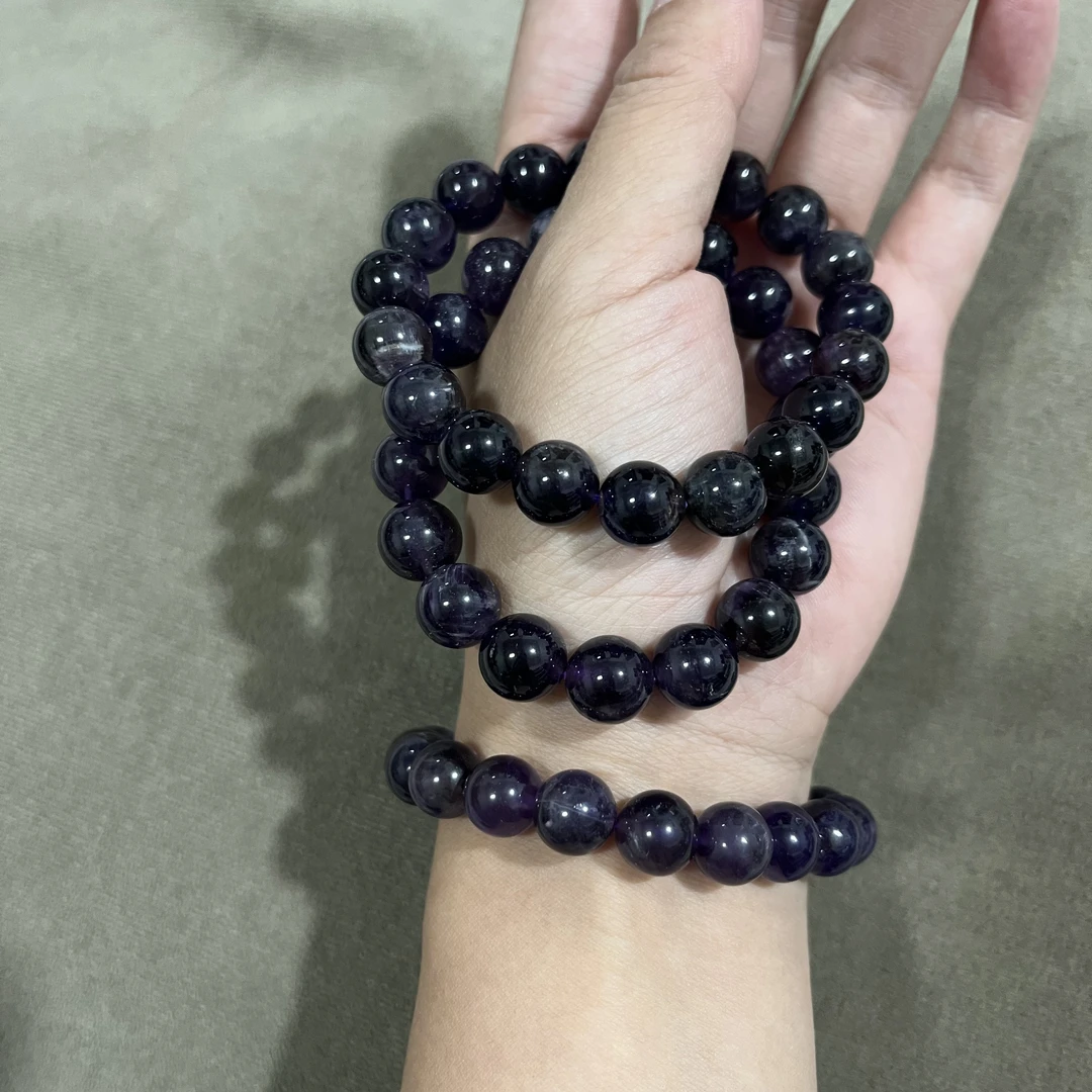 【梵东甄选】Z139-天然乌拉圭紫水晶手串手链-多样性发其一