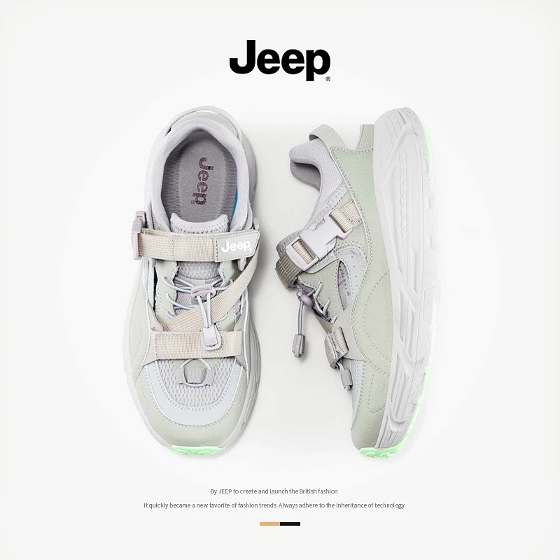 jeep吉普运动凉鞋男款夏季2025新款外穿式高端防滑沙滩鞋男士拖鞋