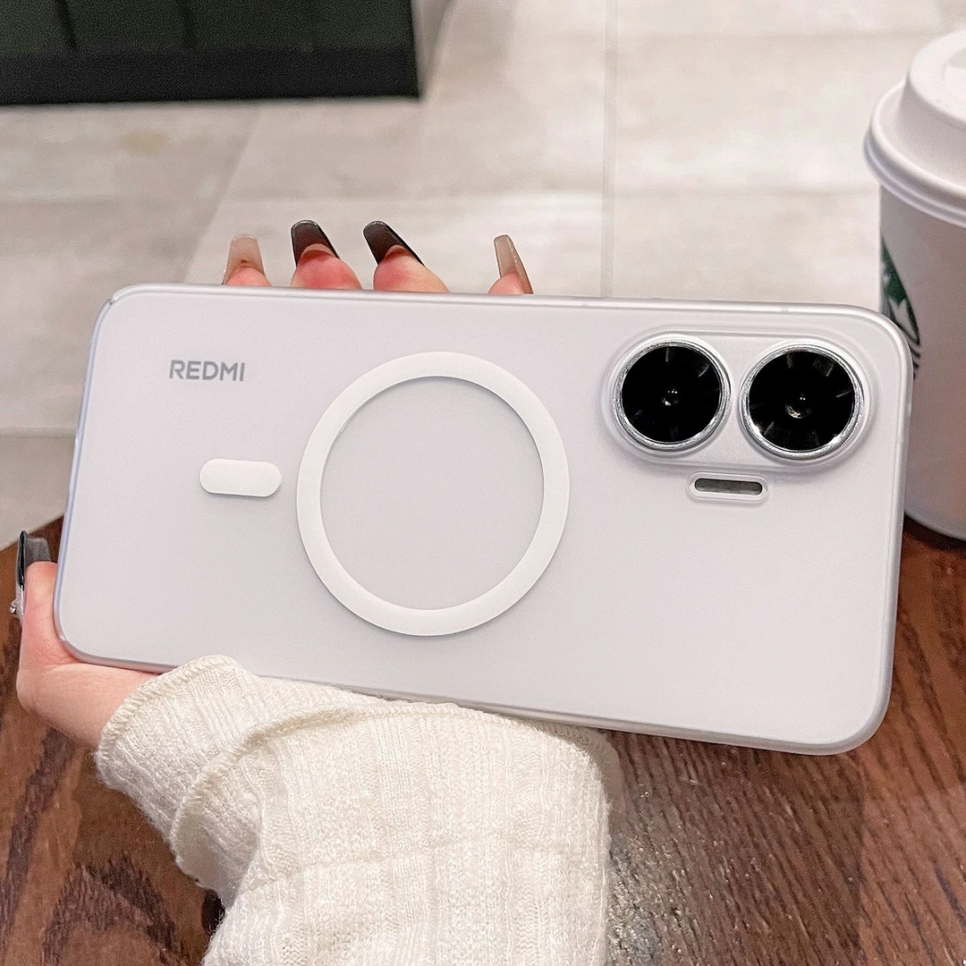 适用红米turbo4pro手机壳磁吸turbo4超薄冰雾肤感磨砂3防摔保护套