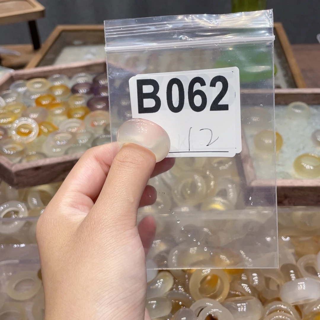 玛瑙/玉髓未镶嵌戒指062