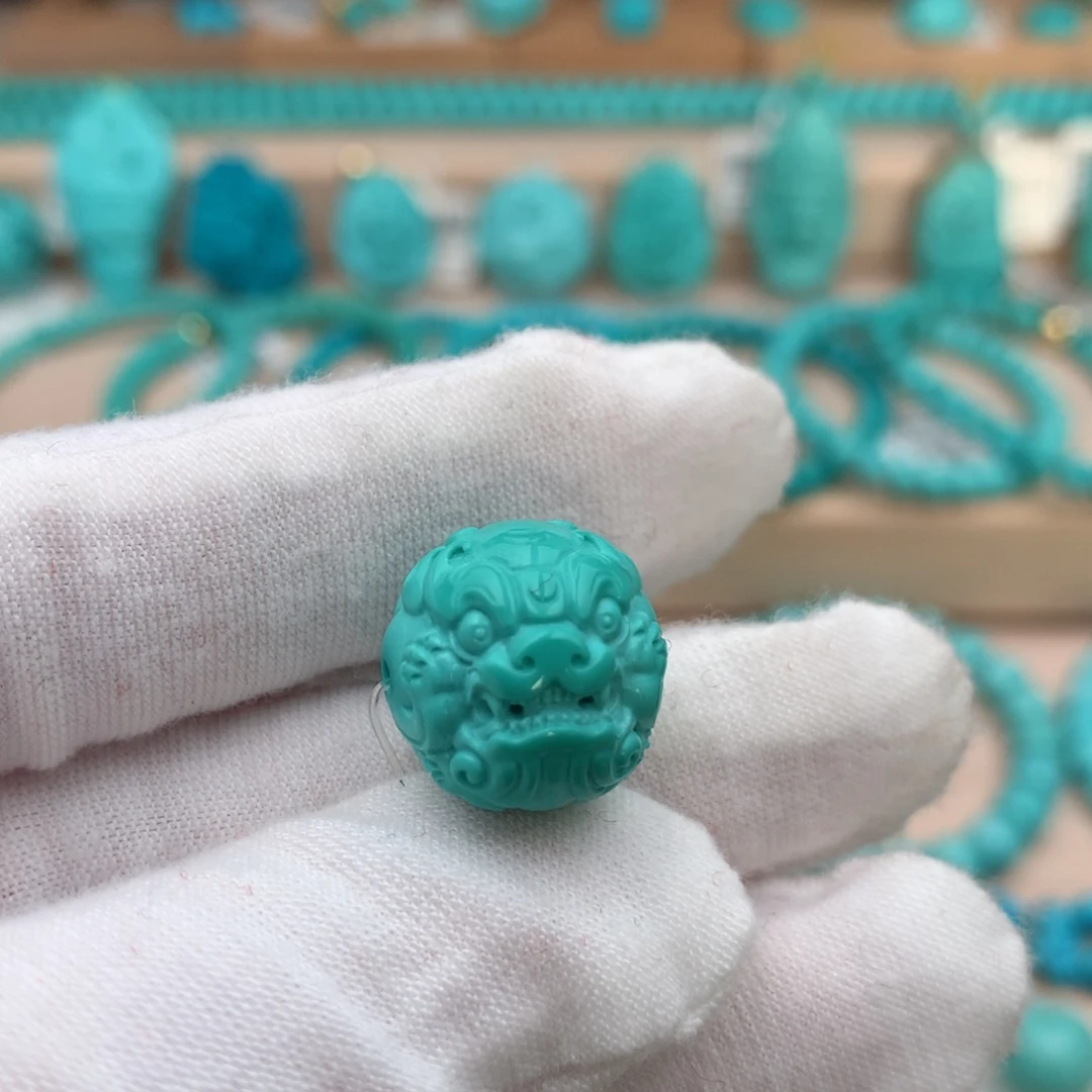 绿松石未镶嵌珠宝奇石15mm