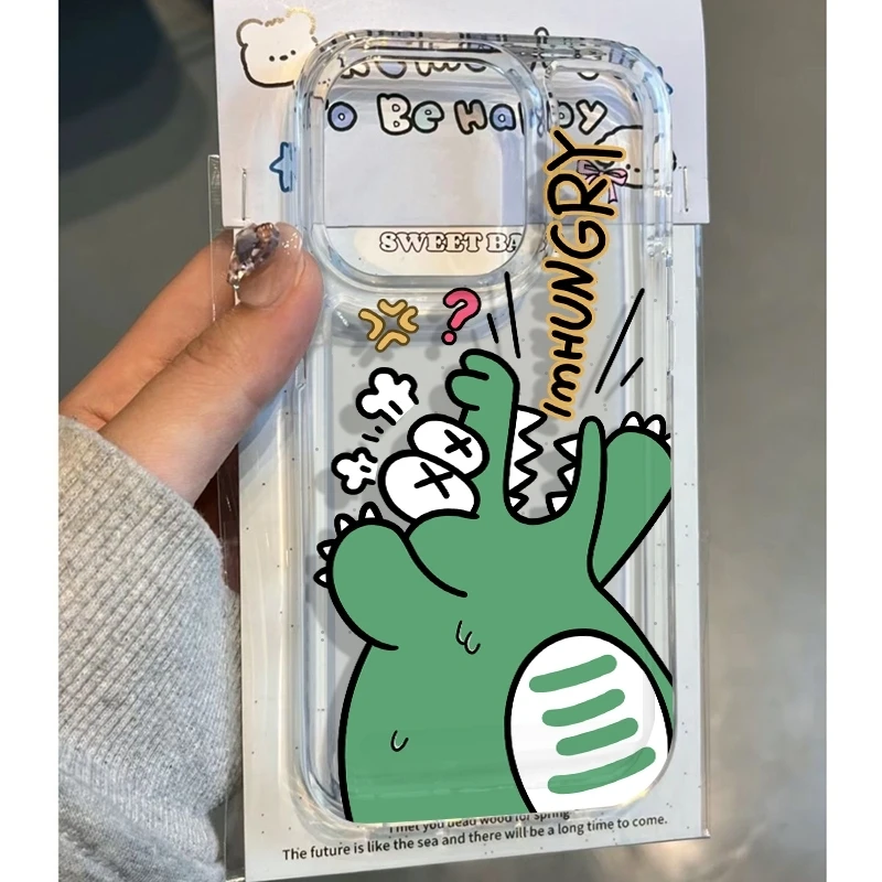 WildFire恐龙尖叫适用iPhone16苹果14promax手机壳13太空壳15软xr