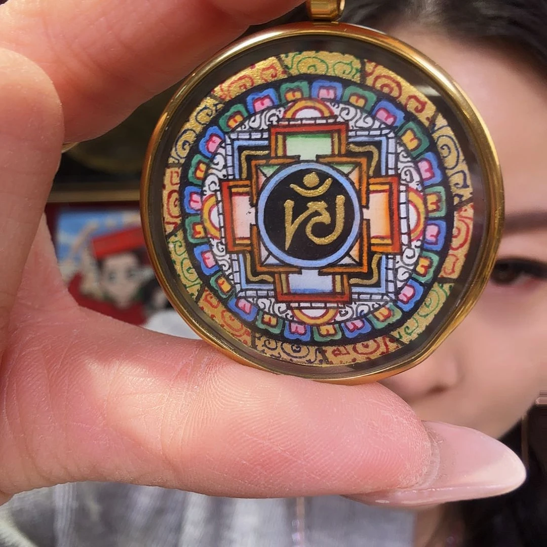 装裱画坛城一个带壳子