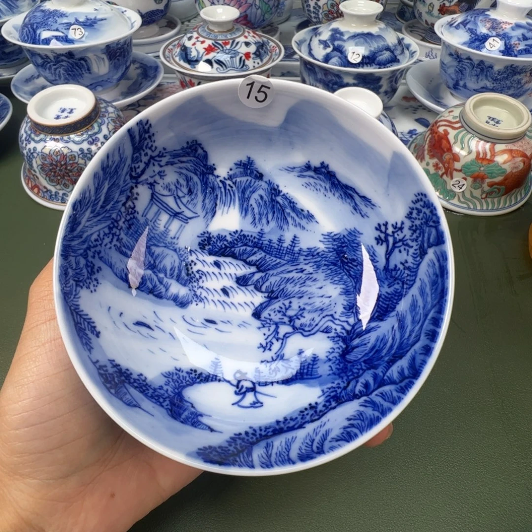 陶瓷景德镇纯手工纯手绘茶具木木15