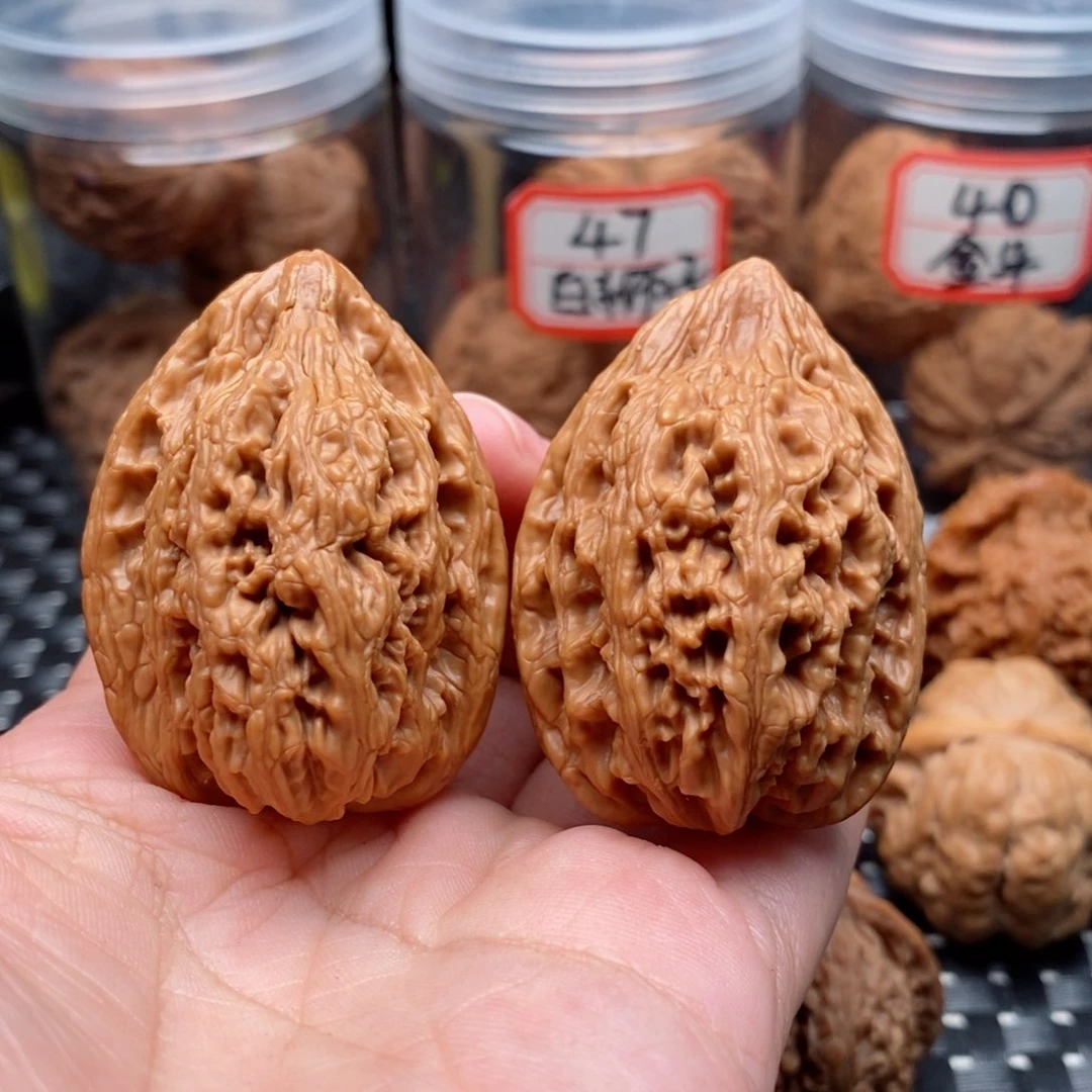 吊坠文玩核桃35带鱼
